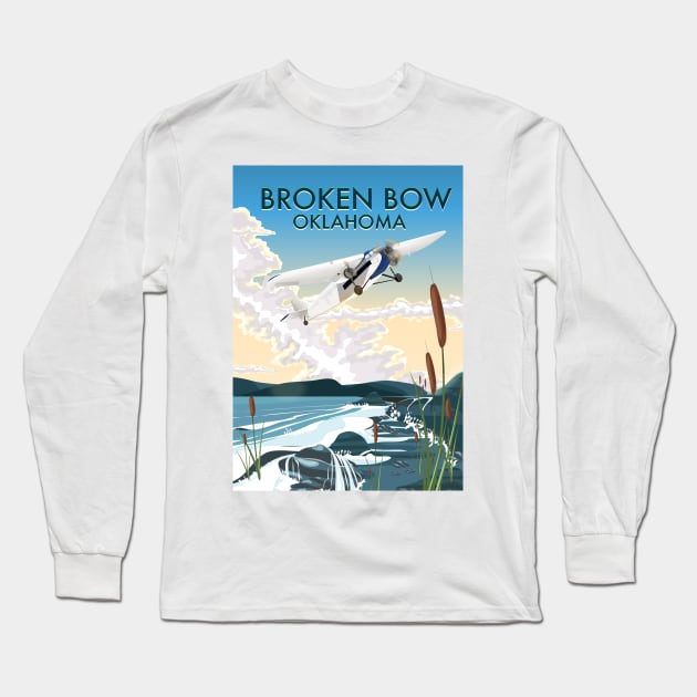 Broken Bow Oklahoma Long Sleeve T-Shirt by nickemporium1